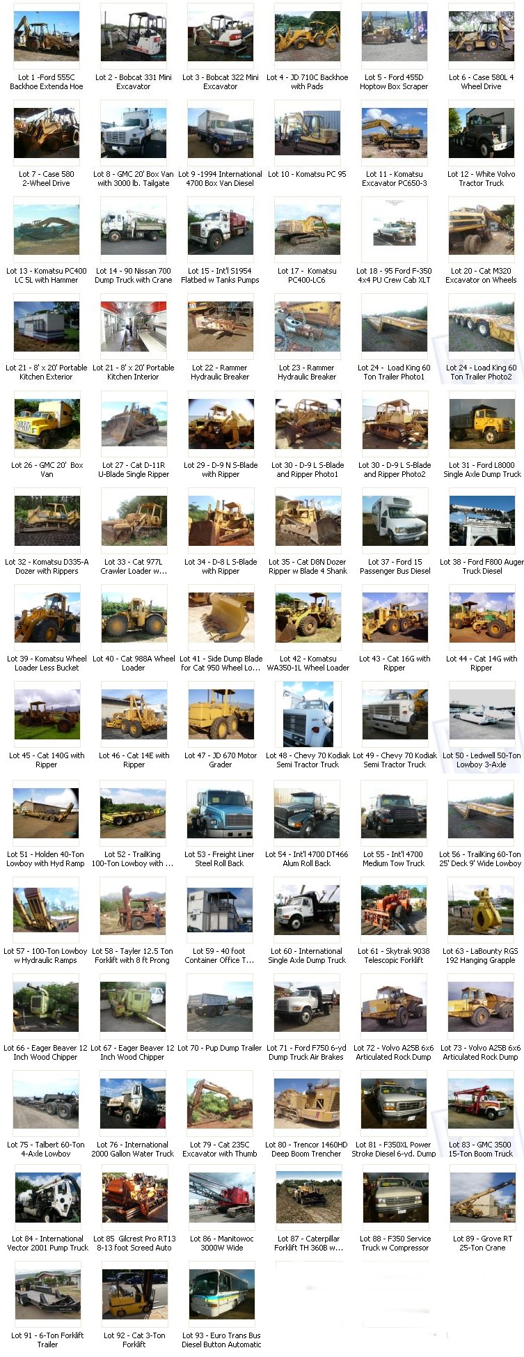 construction bids